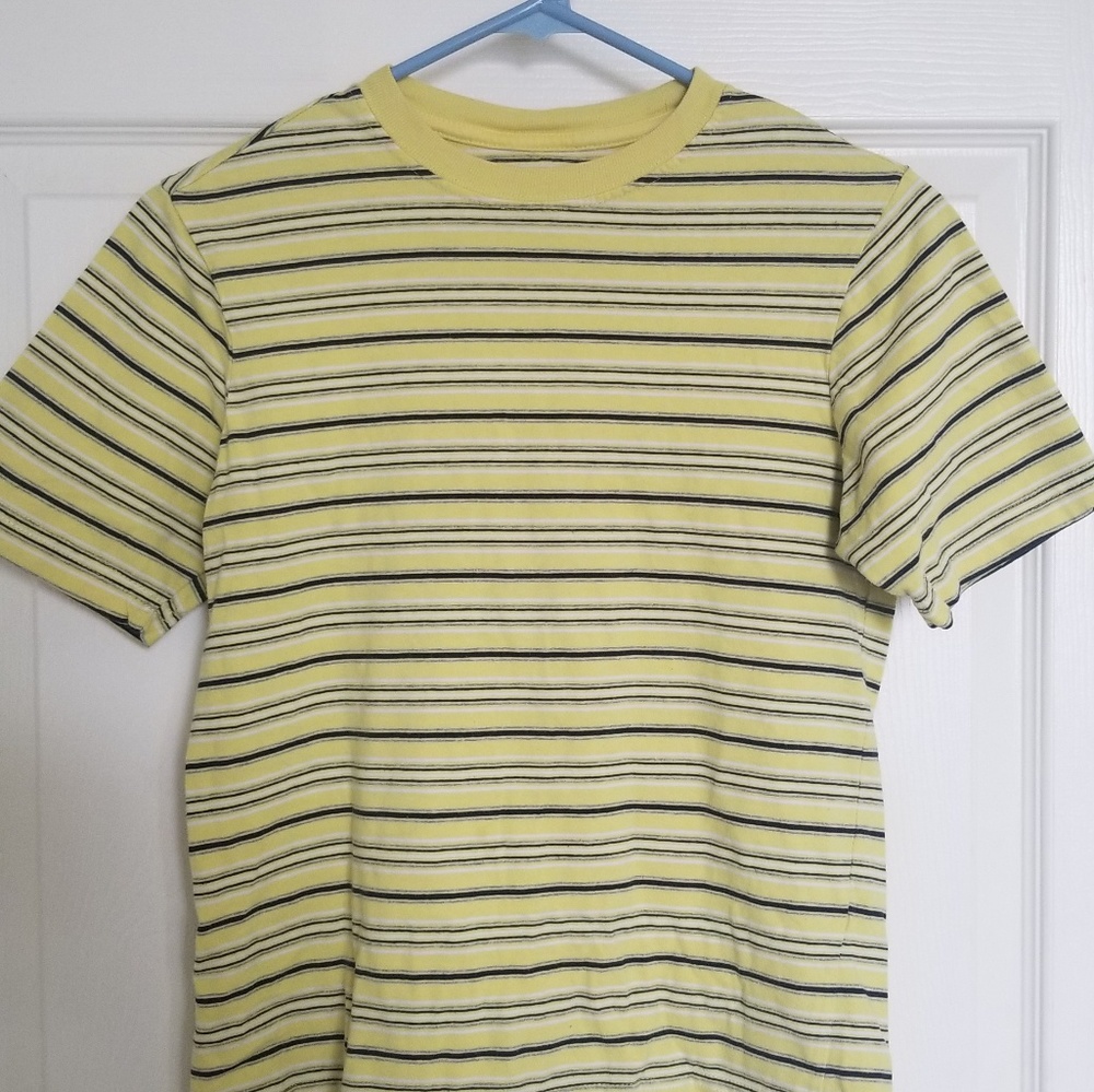 Yellow striped shirt